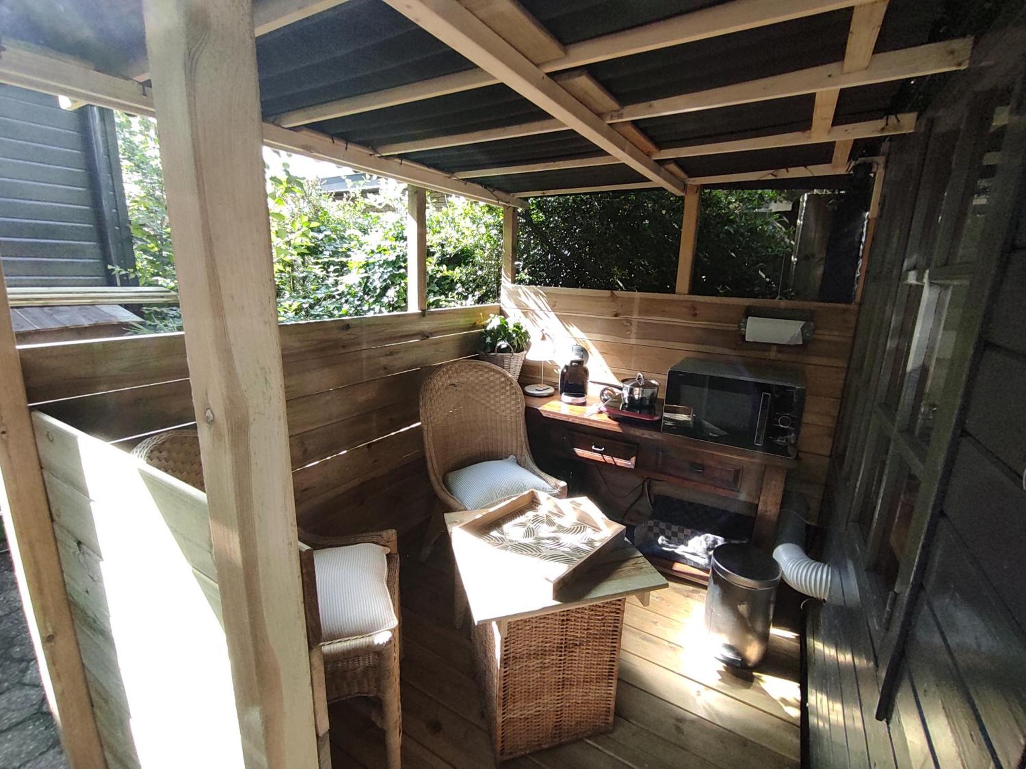 "Tempat Senang" Chalet On The Beautiful Veluwe With Airco Sauna Bbq Jacuzzi Beamer And Dog Putten Exterior photo